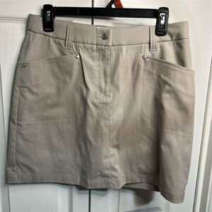 Daily Sports Women's Beige Skort Size M Short Casual with Pockets